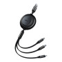 Data - Кабель Baseus Free2Draw USB to MicroUSB Lightning Type-C 3.5A 1.1m, Cluster Black