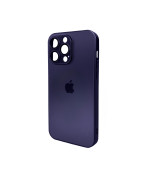 Чохол AG Glass Matt Frame Color для iPhone 15 Pro Max, Deep Purple