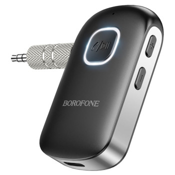 Bluetooth аудіо ресивер BOROFONE BC42 Car AUX BT receiver, Black