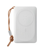 Внешний аккумулятор Power Bank Veger MagOn VP1151 / W1151 with wireless charging compatible with MagSafe PD QC3.0 10000mAh, White