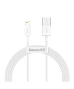 Data-Кабель Baseus Superior Series Fast Charging USB to Lightning 2.4A 1.5m, White