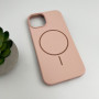 Чохол Cosmic Silicone Case Magnetic для iPhone 15, Pink Sand