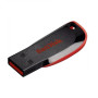 Флешка Flash SanDisk USB 2.0 Cruzer Blade 64Gb, Black / Red