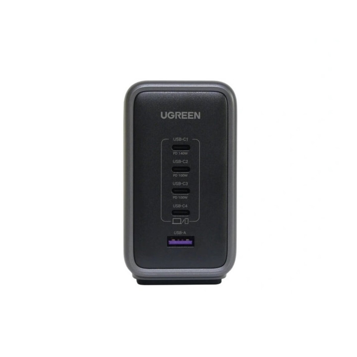 Мережевий Зарядний пристрій UGREEN CD333 UGR-90903B Nexode 300W 5-Port PD GaN Fast Charger EU, Gray