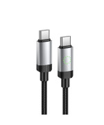 Data - кабель HOCO X117 60W Type-C to Type-C, Black