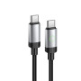 Data - кабель HOCO X117 60W Type- C to Type-C, Black