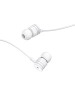 Проводные наушники BOROFONE BM31 Mysterious universal earphones with mic, White