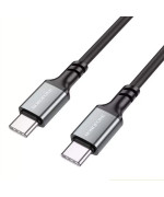Data Кабель BOROFONE BX83 Famous Type-C to Type-C 60W 1m, Black