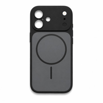 Чехол Silicone MAG COVER для iPhone 16, Black