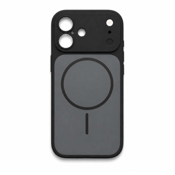 Чохол Silicone MAG COVER для iPhone 16, Black