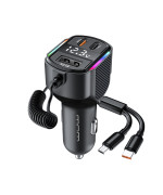 FM-трансмітер модулятор WUW-C220 25W, Black