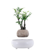 Магнитный левитационный горшок для растений HCNT Magnetic Levitating Pot M5B-PZ-T, White