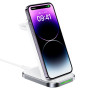 Беспроводное зарядное устройство ACEFAST E15 desktop 3-in-1 wireless charging stand, White