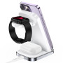 Беспроводное зарядное устройство ACEFAST E15 desktop 3-in-1 wireless charging stand, White