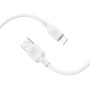 Data Кабель BOROFONE BX113 2.4A USB to Lightning 1m, White