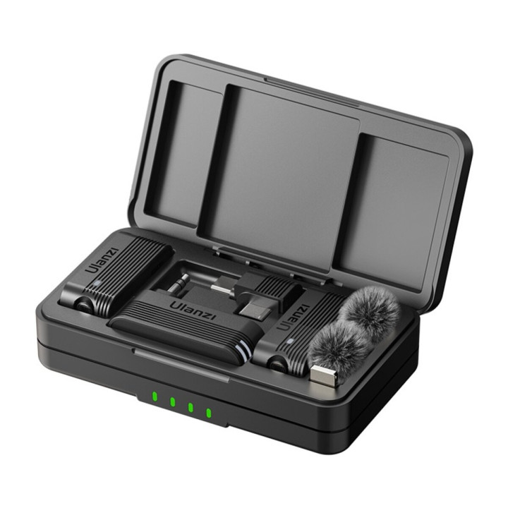 Бездротовий мікрофон-петличка Ulanzi Vijim A100 Type C 800mAh, Black