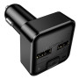 Автомобильное зарядное устройство с FM-модулятором BOROFONE BC63 15W, Black