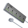 Сетевой удлинитель BOROFONE BAC4A Lord 5 position socket, Black