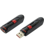 Флешка Flash SanDisk USB 2.0 Cruzer Glide 256Gb, Black / Red