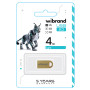 USB-флешка Wibrand USB 2.0 Lynx 4Gb, Gold