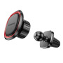 Автотримач для телефона BOROFONE BH124 Roman magnetic car holder (air outlet), Black-Red