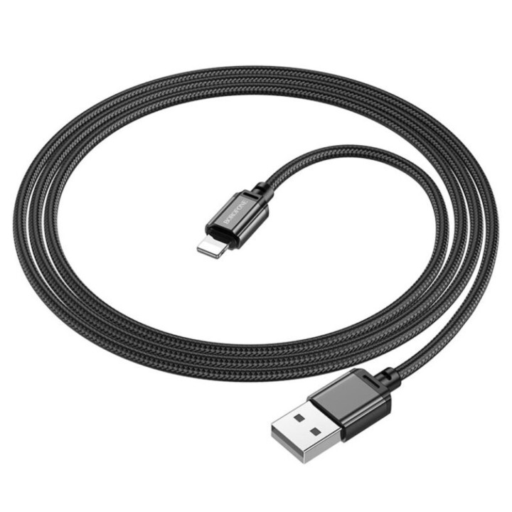 Data Кабель BOROFONE BX87 USB to Lightning 1m,Black