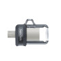 USB-флешка SanDisk USB 3.0 Ultra Dual OTG 64Gb (150 Mb/s), Silver
