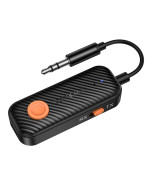 Bluetooth - ресивер BOROFONE BC62 Walker AUX 140 mAh, Black