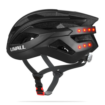 Защитный шлем Livall BH60SE NEO с Bluetooth, динамиками и индикацией поворотов, Black