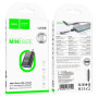 Перехідник HOCO UA36B Type-C male to USB female OTG transparent adapter, Black
