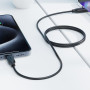 Data - кабель ACEFAST C16-06 USB to Lightning 2m, Black