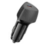 Автомобільний зарядний пристрій BOROFONE BZ31B Solid single-port PD30W 3A car charger, Black