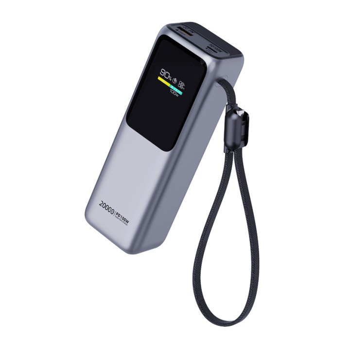 Внешний аккумулятор WUW TUGII Y210 20000mah 100W, Gray