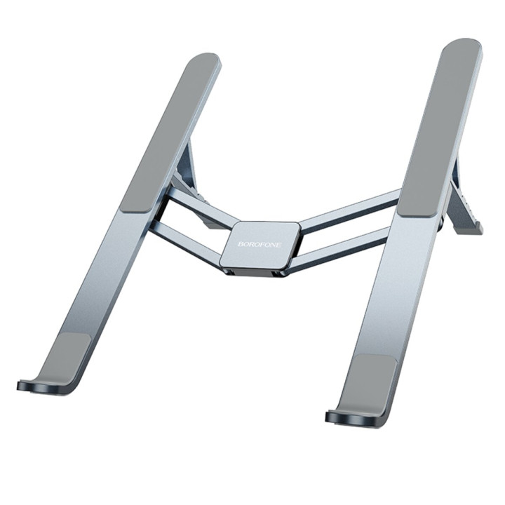 Подставка для Ноутбука BOROFONE BH117 Graceful metal folding notebook stand, Metal Gray