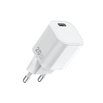 Сетевое зарядное устройство WIWU Cube GaN Wi-G014 Type-C PD20W, White