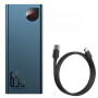 Зовнішній акумулятор Power Bank Baseus PR144 20000mAh 65W, Blue