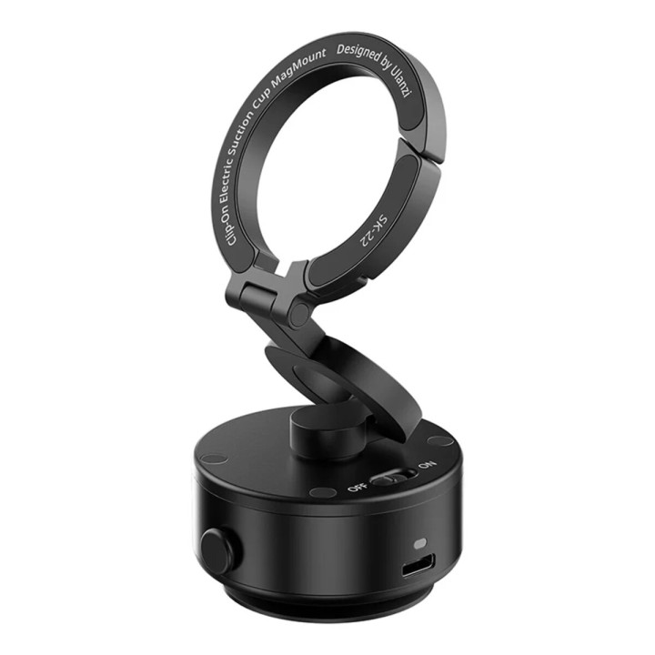 Держатель с электроприсоской ULANZI SK-22, Black