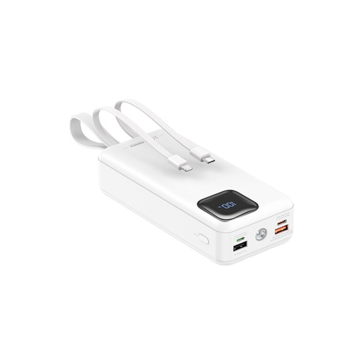 Зовнішній акумулятор Power Bank REMAX RPP-550 PD 20W/QC Fast Charging 30000mAh, White