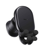 Автомобильный держатель для телефона Baseus Stable Gravitational Wireless Charging Car Mount Pro 15W, Black