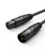 Аудиокабель UGREEN AV130 Cannon Male to Female Microphone Extension 5m, Black