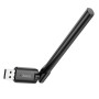 Антенна Wi-Fi HOCO HI32 WiFi4 USB wireless network card, Black