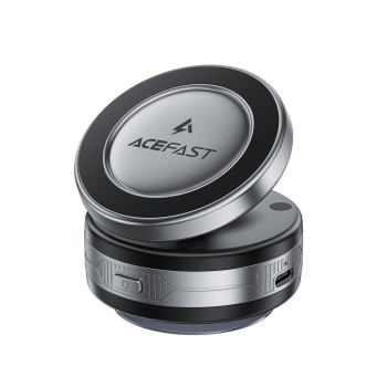Автодержатель для телефона ACEFAST E29 с поддержкой беспроводной зарядки, Metal Gray