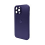 Чехол AG Glass Matt Frame Color для iPhone 13 Pro Max, Deep Purple