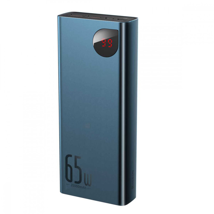Зовнішній акумулятор Power Bank Baseus PR144 20000mAh 65W, Blue