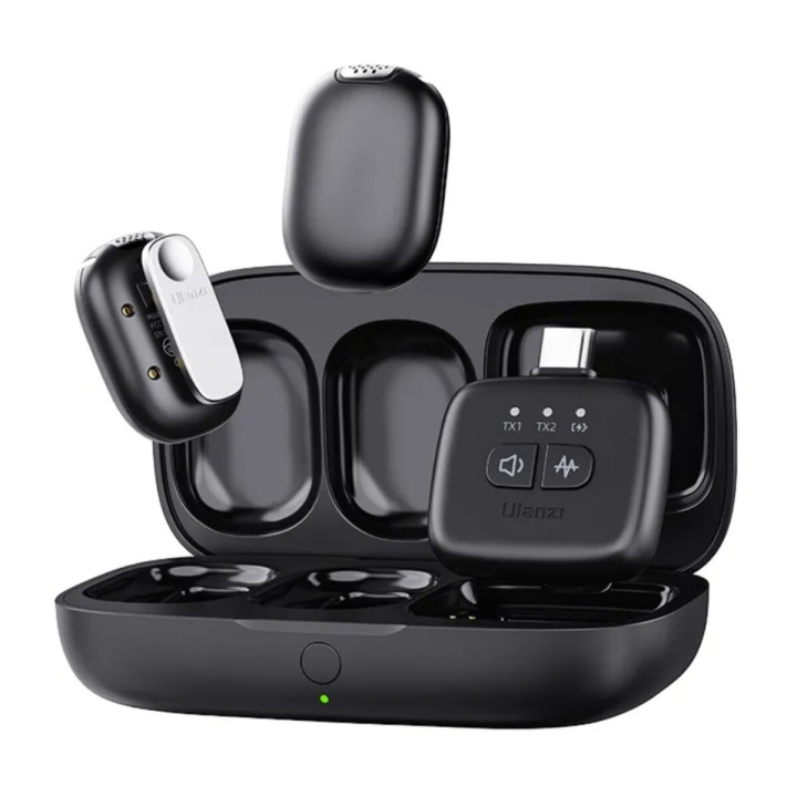 Беспроводная микрофонная система Ulanzi Vijim A30 Tiny Microphone, Black