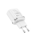 Мережевий Зарядний пристрій BOROFONE BA36A USB QC3.0 18W, White