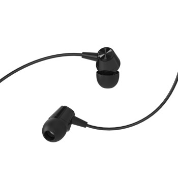 Провідні вакуумні навушники BOROFONE BM20 DasMelody 3.5mm audio plug, Black