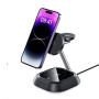 Бездротовий зарядний пристрій ACEFAST E16 15W 3-in-1 desktop wireless charging holder, Black