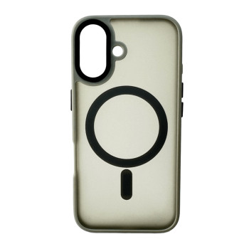 Чехол - накладка Cosmic Magnetic Color HQ для iPhone 16, Black