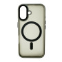Чохол - накладка Cosmic Magnetic Color HQ для iPhone 16, Black green